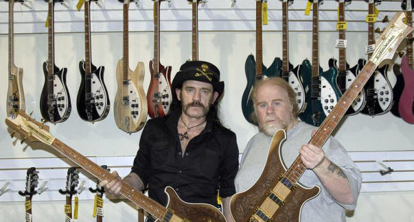 Lemmy, Motorhead,  Guitar Builder, Rickenbacker Bass